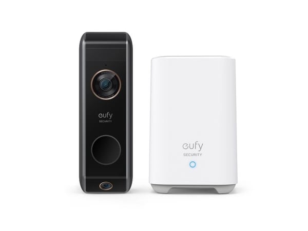 Eufy - Dörrklocka - trådlös - 802.11b/g/n - svart