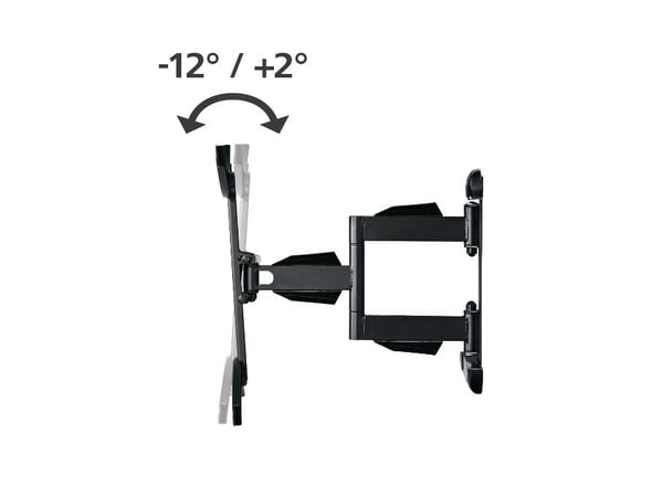 Hama 00220836, 200 x 200 mm, 600 x 500 mm, 2 - 12°, 3°, Stål, Svart