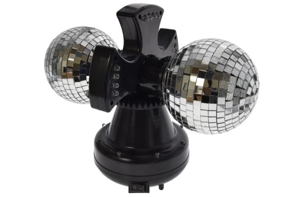 MUSIKK - LED TVILLING DISCO KULE M/ SPEIL