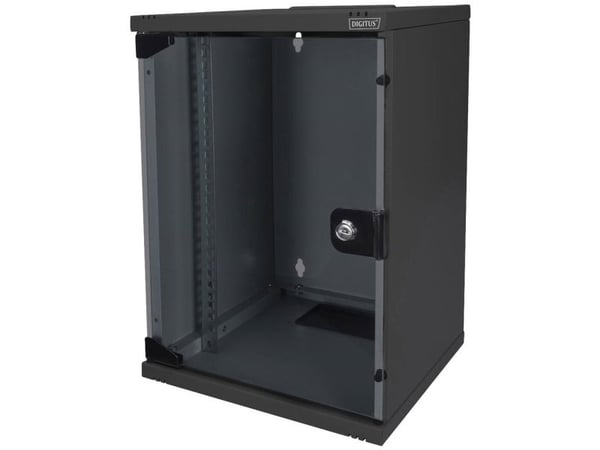Digitus DN-10-09U-B - Skap - veggmonterbar - svart, RAL 9005 - 9U - 10"