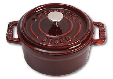 Staub Minis, En stekpanna, Röd, Gjutjärn, 0,25 l, 10 cm, 700 g