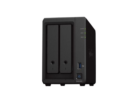 Synology Deep Learning NVR DVA1622 - NVR - 16 kanaler - med nettverk