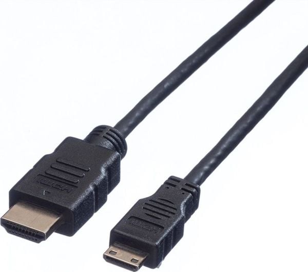 Value HDMI High Speed Cable + Ethernet, A - C, M/M 2 m