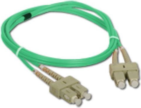 Alantec FO Patch-ledning MM OM3 SC-SC dupleks 50/125 2,0m (FOC-SCSC-5MMD-2-3)