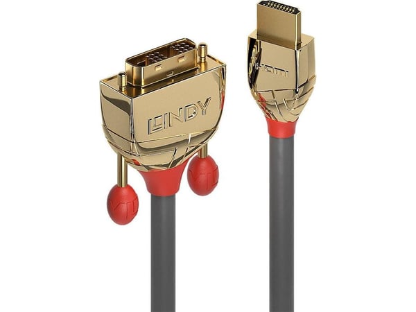 Lindy 36199, 15 m, HDMI-tyyppi A (vakio), DVI-D, Uros, Uros, 1920 x 1200 pikseliä