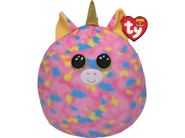 TY INC. tyyny maskotti TY Squish-a-Boos FANTASIA monivärinen yksisarvinen 22cm 39287