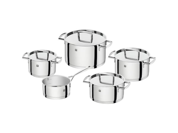 Zwilling Passion - Pot set - 5 elementer - sølv