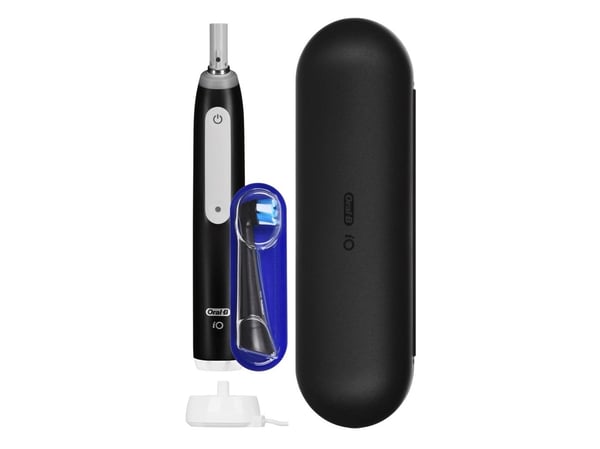 Oral-B 8006540731536, Aikuinen, Pyörivä/värähtelevä hammasharja, Päivittäinen käyttö, Herkkä, Valkaisu, musta, Valkoinen, 2 min, musta