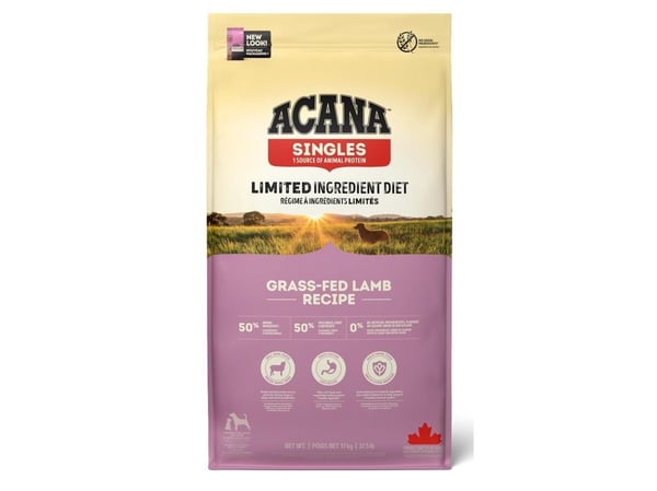 ACANA Singles Grass-Fed Lamb - tørfoder til hunde - 17 kg