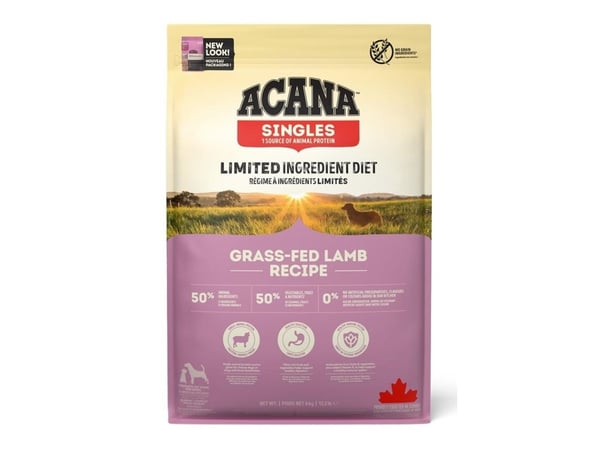ACANA Singles Grass-Fed Lamb - tørfoder til hunde - 6 kg