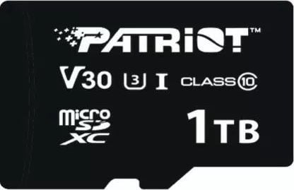 Patriot VX Series - Flashminnekort - 1 TB - Video Class V30 / UHS-I U3 / Class10 - microSDXC UHS-I U3