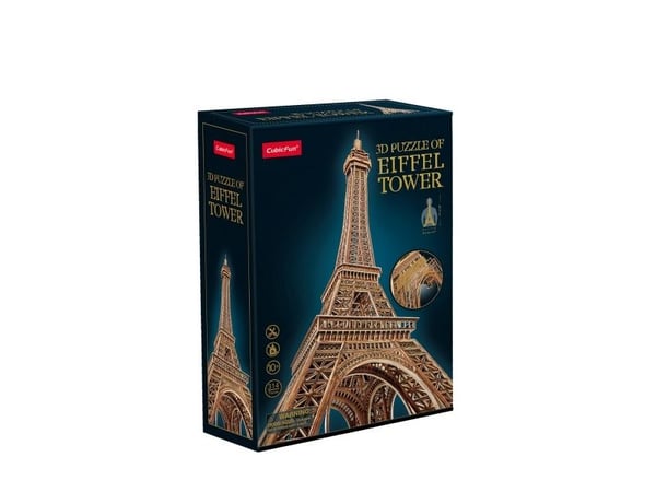 Cubic Fun 3D-puslespill 314 deler Eiffeltårnet