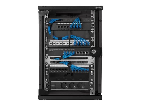 Digitus-kaappi 10"9U (DN-10-09U-B)