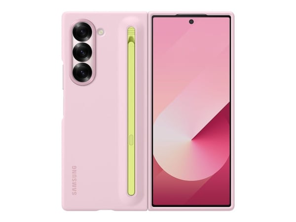 Samsung EF-OF95P - Vikbart fodral för mobiltelefon - slimmat, S-penna - rosa - för Galaxy Z Fold6