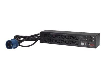 APC Switched Rack PDU AP7922B - Strømfordelerenhet (kan monteres i rack) - AC 230 V - Ethernet 10/100 - inngang: IEC 60309 32A - utgangskontakter: ...
