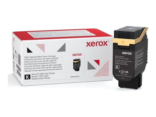 Xerox - Høykapasitets - svart - original - boks - tonerpatron - for Xerox C325
