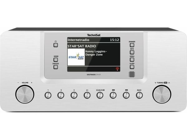 TechniSat DigitRadio 574 IR - Lydsystem - 2 x 5 watt - sølv