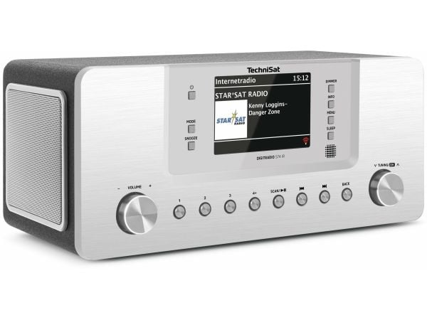 TechniSat DigitRadio 574 IR - Lydsystem - 2 x 5 watt - sølv