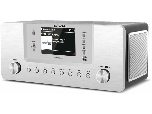 TechniSat DigitRadio 574 IR - Lydsystem - 2 x 5 watt - sølv