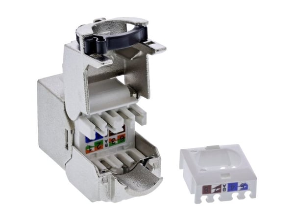 InLine B-76202Q, Flat, Grå, RJ-45, 22/26, Cat8.1, 2000 MHz