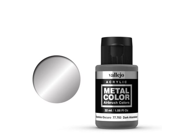 Vallejo Metal Color, 32 ml, Aluminium, Metallisk, Flaske Vallejo Metal Color, 32 ml, Aluminium, Metallisk, Flaske