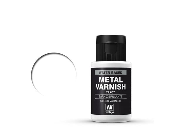Vallejo 77.657, Metallisk, Gloss, 32 ml, Plastflaske