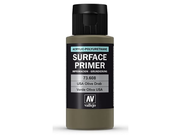 Vallejo 70.608, 60 ml, Oliven, Matte, Flaske