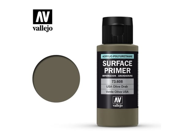 Vallejo 70.608, 60 ml, Oliven, Matte, Flaske
