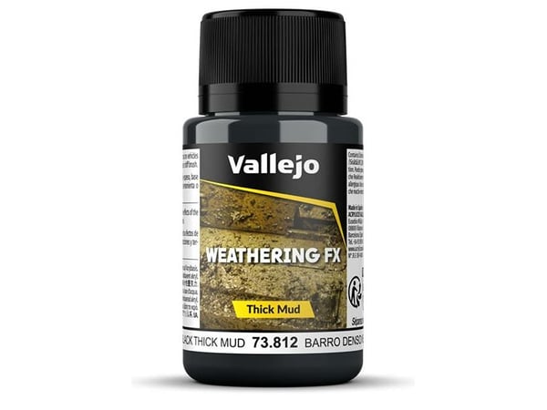 Vallejo Thick Mud Black Vallejo universell gjørmeeffekt |