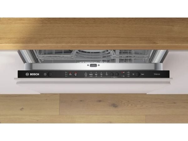 Bosch Serie 2 SMV25AX06E, Fullstendig innebygget, Full størrelse (60 cm), Svart, Knapper, 1,75 m, 1,65 m