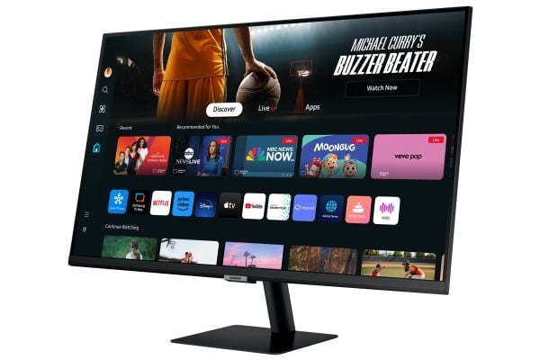 Samsung S32DM702UU - M70D Series - LED-skjerm - Smart - 32" - 3840 x 2160 4K @ 60 Hz - VA - 300 cd/m² - 3000:1 - HDR10 - 4 ms - 2xHDMI, USB-C - høy...