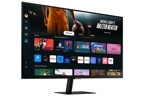 Samsung S32DM702UU - M70D Series - LED-skjerm - Smart - 32" - 3840 x 2160 4K @ 60 Hz - VA - 300 cd/m² - 3000:1 - HDR10 - 4 ms - 2xHDMI, USB-C - høy...