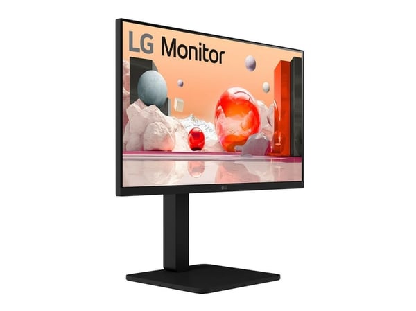 LG 24BA550-B - LED-skjerm - 24" (23.8" synlig) - 1920 x 1080 Full HD (1080p) @ 100 Hz - IPS - 250 cd/m² - 1300:1 - 5 ms - HDMI, VGA, DisplayPort - ...