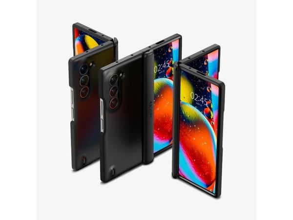 Spigen Slim Armor Pro, Suojus, Samsung, Galaxy Z Fold 6, 19,3 cm (7.6"), musta
