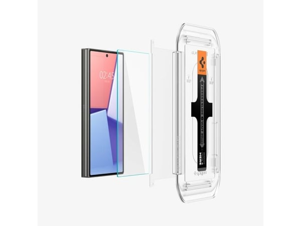 Spigen GLAS.tR EZ Fit, Samsung, Galaxy Z Fold 6, Ripebestandig, Gjennomsiktig, 2 stykker