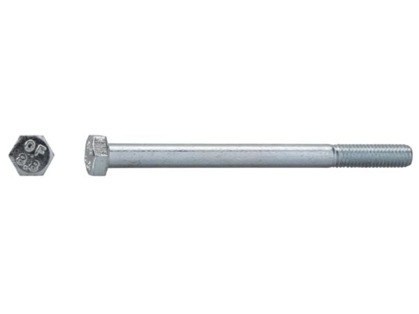 Dresselhaus WGR 0202, Trubbig skruv, Galvaniserad metall, M12, Sexkantshuvud, Metallisk, 65 mm