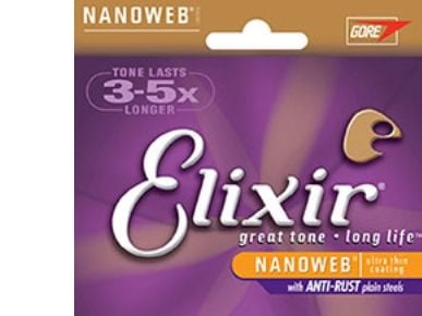 Elixir Strings 16002, Gitarr, Stål, Akustisk, 6 styck