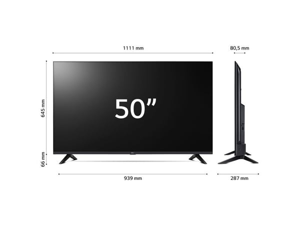 LG 50UR73006LA 50" (127 cm) 4K Ultra HD Smart-TV svart