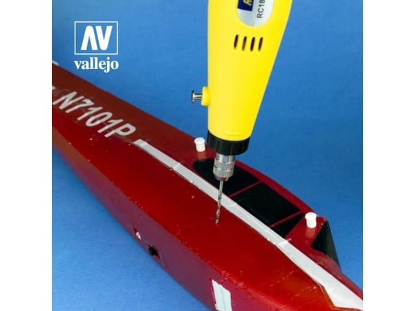 Vallejo T01002, Drill, Tre, Stål, Oransje, Rustfritt stål, Hengende boks, 20 stykker