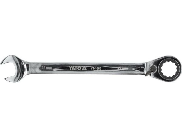 Yato kombinasjonsnøkkel med skralle 22 mm (YT-1665)