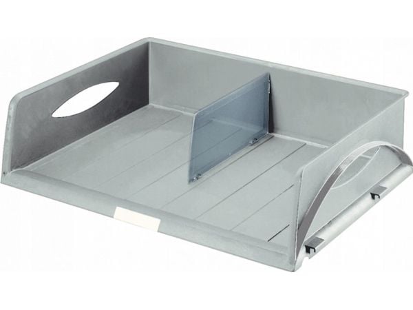 Esselte-Leitz LEITZ arkistointilokero Sorty Jumbo, DIN A3/C3, harmaa muovi, ylimenevä leveys 470 x 355 mm asti, keskellä - 1 kpl (5232-00-85)