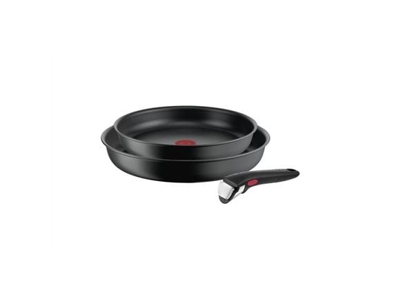 Tefal stekepannesett Titanium 3X 24 + 28 cm