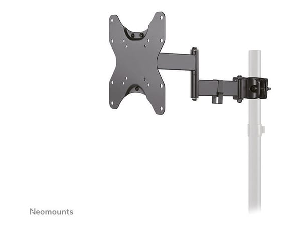 Neomounts FL40-450BL12 - Monteringssett (stangmontering) - full bevegelse - for TV - svart - skjermstørrelse: 23"-42"