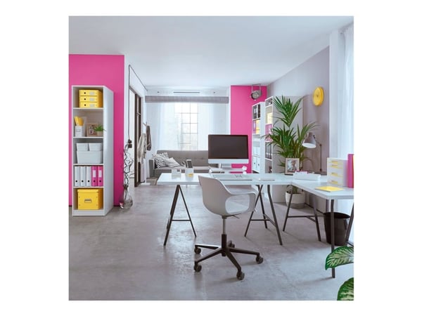 Leitz 180° WOW, A4, papp, rosa, 600 ark, 80 g/m², 8 cm