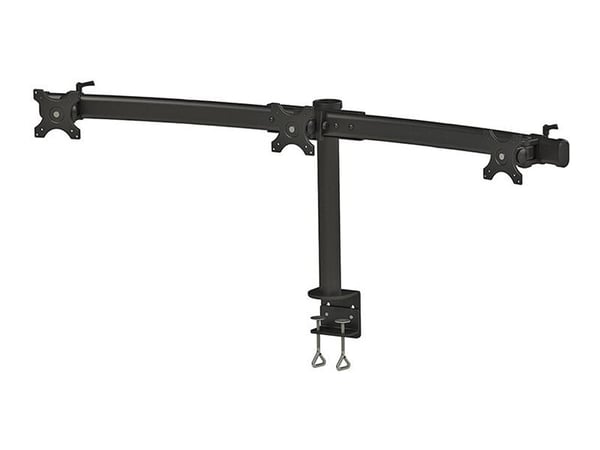 Neomounts FPMA-D700D3 - Monteringssett - for 3 LCD-skjermer - svart - skjermstørrelse: 10"-27" - klemmemonterbar, skrivebordsmonterbar