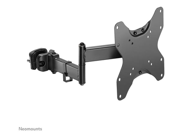 Neomounts FL40-450BL12 - Monteringssett (stangmontering) - full bevegelse - for TV - svart - skjermstørrelse: 23"-42"
