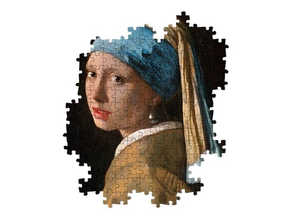 Clementoni-museon kokoelma - Vermeer: Tyttö helmikorvakorun kanssa - puslespil - 1000 stykkeriä