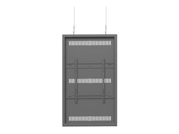 Multibrackets M Pro Series - Hölje - medium - för platt panel - hög ljusstyrka, tråd - stål - svart - skärmstorlek: 55" - takmonterbar