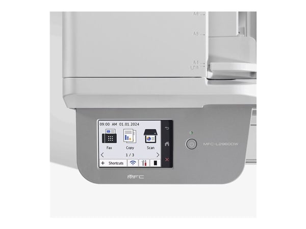 Brother MFC-L2960DW - Multifunksjonsskriver - S/H - laser - Letter A (216 x 279 mm)/A4 (210 x 297 mm) (original) - A4/Legal (medie) - opp til 34 sp...
