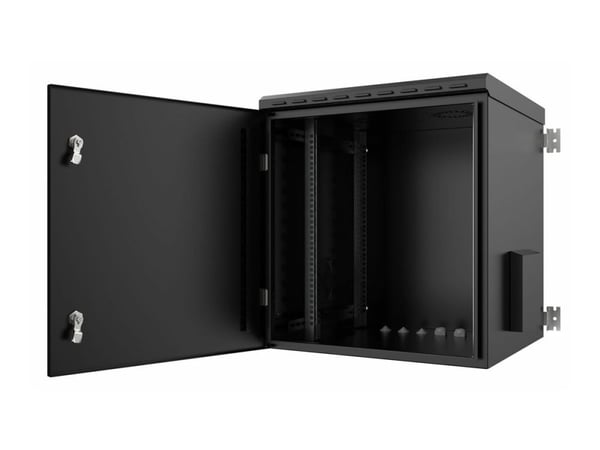 Lanview by Logon - Rack skap - 60 x 60 - veggmonterbar - svart, RAL 9005 - 12U - 19"